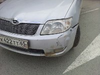 Виновник аварии скрылся с места ДТП в Южно-Сахалинске, Фото: 4