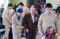 Сахалинские юнармейцы организовали парад для ветерана ВОВ, Фото: 7