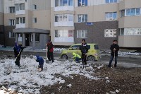 Уборка дворов и улиц в Южно-Сахалинске, Фото: 83