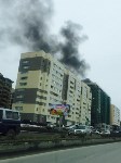 Недостроенная многоэтажка загорелась в Южно-Сахалинске, Фото: 4