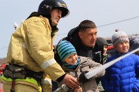 Сахалинцы попробовали потягаться силами с пожарными, Фото: 20