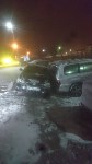 Subaru Impreza скатился на припаркованные автомобили в Корсакове, Фото: 4