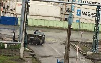 Автомобиль перевернулся по дороге к корсаковскому порту, Фото: 1