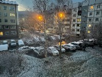 Снегопад внезапно накрыл Южно-Сахалинск: люди делятся зимними снимками, Фото: 5