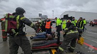 "Самолёт загорелся в воздухе": в аэропорту Южно-Сахалинска провели масштабные учения, Фото: 10