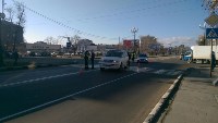 На пешеходном переходе в Южно-Сахалинске Lexus сбил женщину, Фото: 2