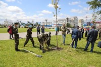 Жители Южно-Сахалинска высадили клёны в память о Победе, Фото: 2