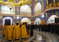 Икона «Спас Нерукотворный» главного храма ВС РФ прибыла на Сахалин, Фото: 2