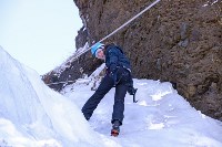 Сахалинские альпинисты открыли ледолазный сезон, Фото: 3