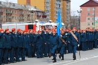 Сахалинские пожарные провели генеральную репетицию перед своим праздником, Фото: 6