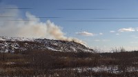 Пожар произошел на городской свалке в Южно-Сахалинске, Фото: 7