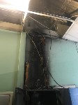 Появились фото с пожара в комнате отдыха локомотивных бригад в Тымовском, Фото: 3
