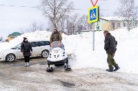 Мэр Южно-Сахалинска проверил, как расчищают от снега северные районы города, Фото: 7