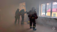 Учения МЧС в кадетской школе Южно-Сахалинске, Фото: 3