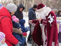 Сказочные герои дали старт новогодним мероприятиям в парке Южно-Сахалинска, Фото: 4