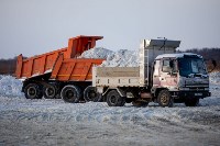 Южно-Сахалинск продолжают чистить после циклона , Фото: 1