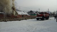Пожар в районе "Эдема" потушили в Южно-Сахалинске, Фото: 4