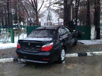Водитель BMW врезался в дерево и скрылся с места ДТП в Южно-Сахалинске, Фото: 10