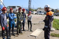 Сахалинские школьники спасали «попавших» в ДТП людей, Фото: 6