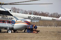 Тренировка по ликвидации последствий природного пожара проходит на Сахалине, Фото: 6