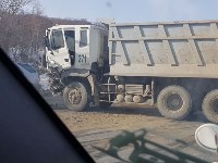 Универсал и грузовик столкнулись на автодороге Южно-Сахалинск - Холмск, Фото: 9