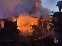 Пожар в СНТ "Лесник" в Южно-Сахалинске, Фото: 5