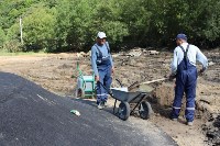 Экологический парк "Зелёная гавань" строят на улице Шевченко в Холмске, Фото: 4