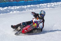 В Южно-Сахалинске мотогонщики провели пробные заезды перед соревнованиями по спидвею на льду, Фото: 2