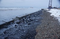 Загрязнение берега Невельска нефтепродуктами , Фото: 6