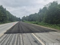 На участках федеральной трассы Южно-Сахалинск – Холмск обновляют дорожное покрытие, Фото: 3