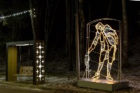 Парк Южно-Сахалинска готовится к Новому году, Фото: 2
