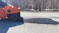 Проблемные участки федеральной трассы между Макаровом и Поронайском отремонтируют до начала июня, Фото: 5