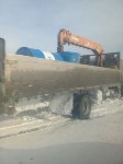 Кран-балка врезалась в грузовик в Макаровском районе, Фото: 5