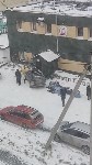 Иномарка сбила холмчанку-дворника, которая чистила улицу от снега , Фото: 4