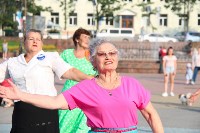 Корсаковские пенсионеры станцевали на городской площади , Фото: 20