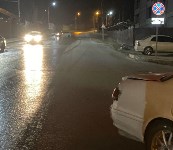 Квадроциклист врезался в Toyota Mark II и скрылся с места ДТП в Южно-Сахалинске, Фото: 1