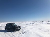 Ямальский путешественник-экстремал вернулся с Сахалина на материк по льду пролива Невельского, Фото: 2
