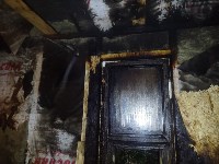 Крыша дома горела на улице Крыжовниковой в СНТ "Ягодка" в Анивском районе, Фото: 1