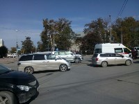 Скорая помощь попала в ДТП в Южно-Сахалинске, Фото: 1