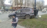  Audi и Toyota Land Cruiser Prado столкнулись в Южно-Сахалинске, Фото: 2