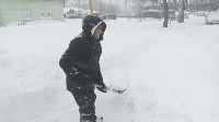 Первый в этом году снежный циклон пришел на юг Сахалина, Фото: 11