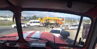 Водитель универсала пострадал при столкновении с автокраном в Новотроицком, Фото: 2