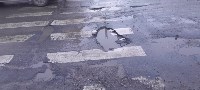В полосу препятствий для автомобилистов превратился перекрёсток в Южно-Сахалинске, Фото: 2