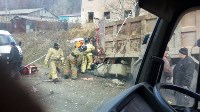 Лобовое столкновение двух грузовиков произошло на Холмском перевале, Фото: 10