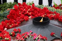Сахалинские боксёры возложили цветы к Вечному огню, Фото: 3