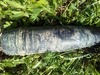 Противотанковый снаряд нашли жители Леонидово, Фото: 4