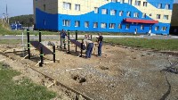 Реконструкция беговых дорожек началась на главном стадионе Южно-Сахалинска, Фото: 5