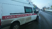 Микроавтобус и скорая помощь столкнулись в Южно-Сахалинске, Фото: 2