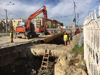 В Южно-Сахалинске завершается реконструкция участка тепломагистрали по улице Емельянова, Фото: 5