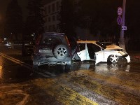 Три человека пострадали при столкновении трех автомобилей в Южно-Сахалинске, Фото: 9